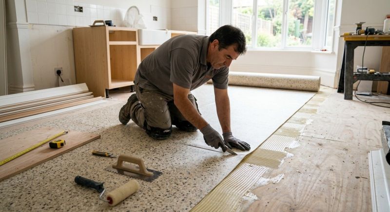 Linoleum Floor Installation in Fredericksburg, VA