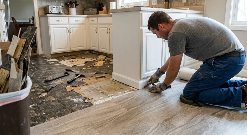Linoleum Flooring Replacement in Caroline County, VA