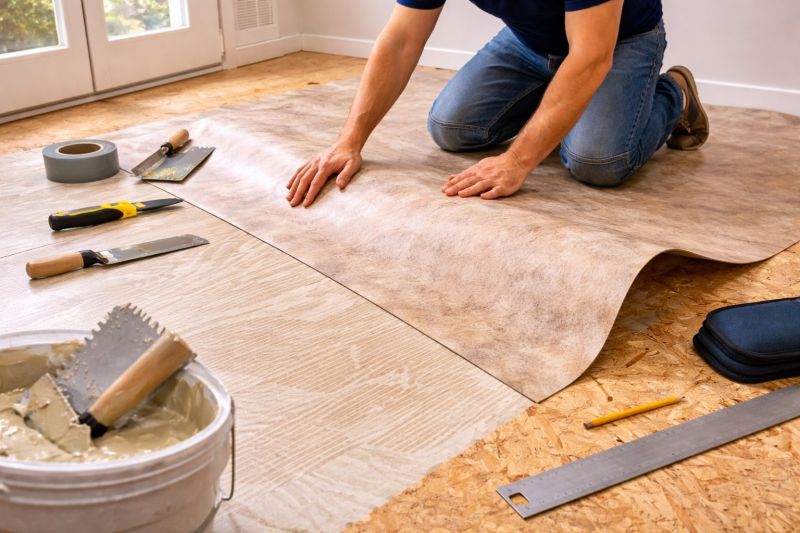 Sheet Vinyl Installation in Ashland, VA